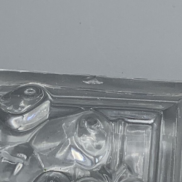 Vtg Gorham Crystal Teddy Bear Christmas Tree Ornament Red Ribbon Germany C1316 - Picture 8 of 8